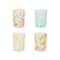 Hello Honey® Round Varied Multicolor Drinking Glass Set